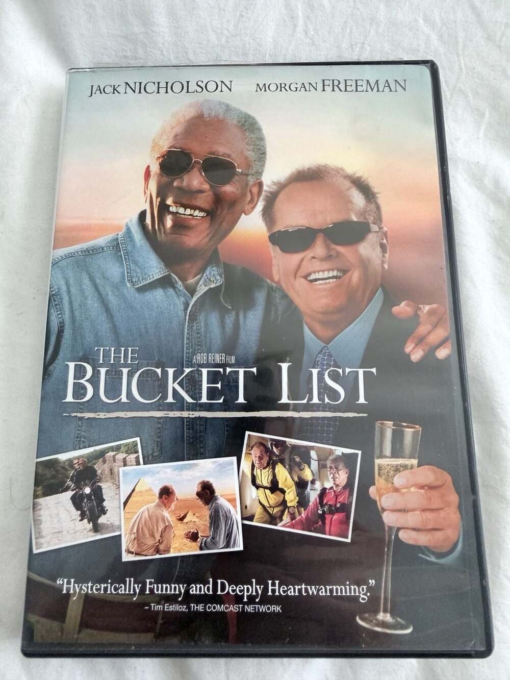 The Bucket List (DVD, 2007) Starring Jack Nicholson and Morgan Freeman